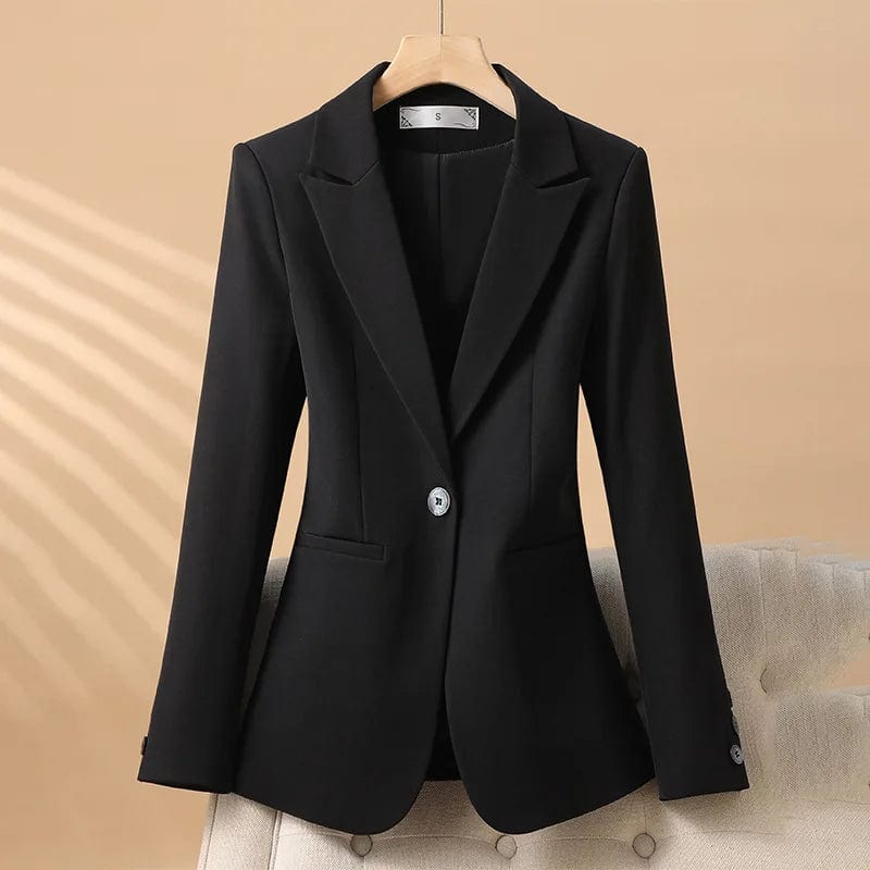Rachel | Tailored Blazer With Notched Lapels And One Button Closure