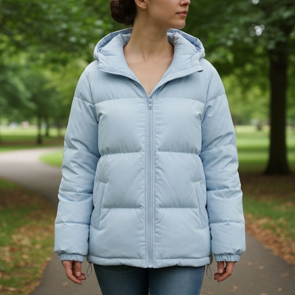 Wendy | Hooded Puffer Jacket with Quilted Design and Front Zip