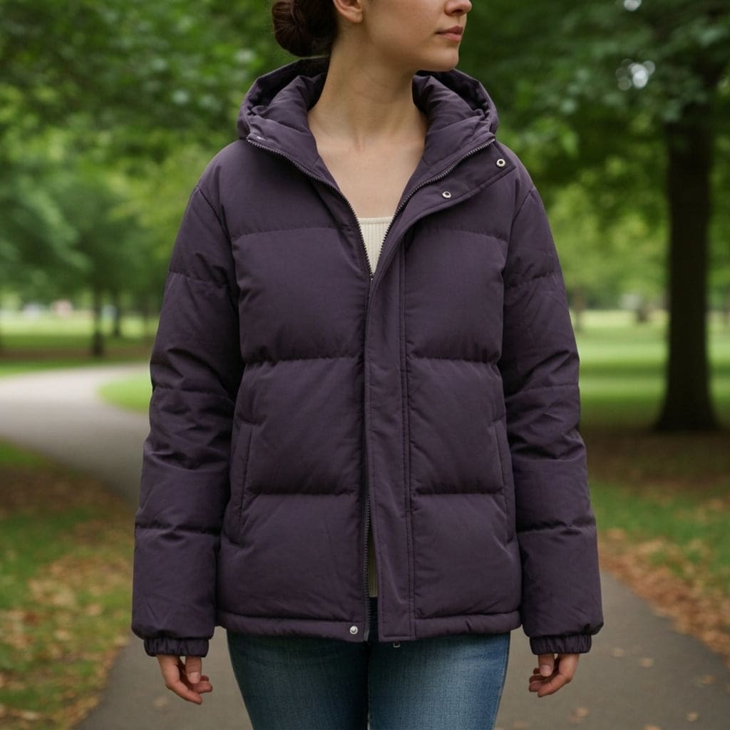 Wendy | Hooded Puffer Jacket with Quilted Design and Front Zip