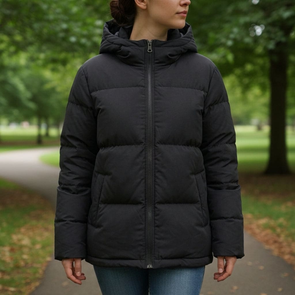 Wendy | Hooded Puffer Jacket with Quilted Design and Front Zip