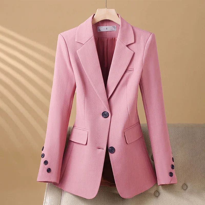 Barbara | Blazer With Tailored Silhouette And Two Button Front