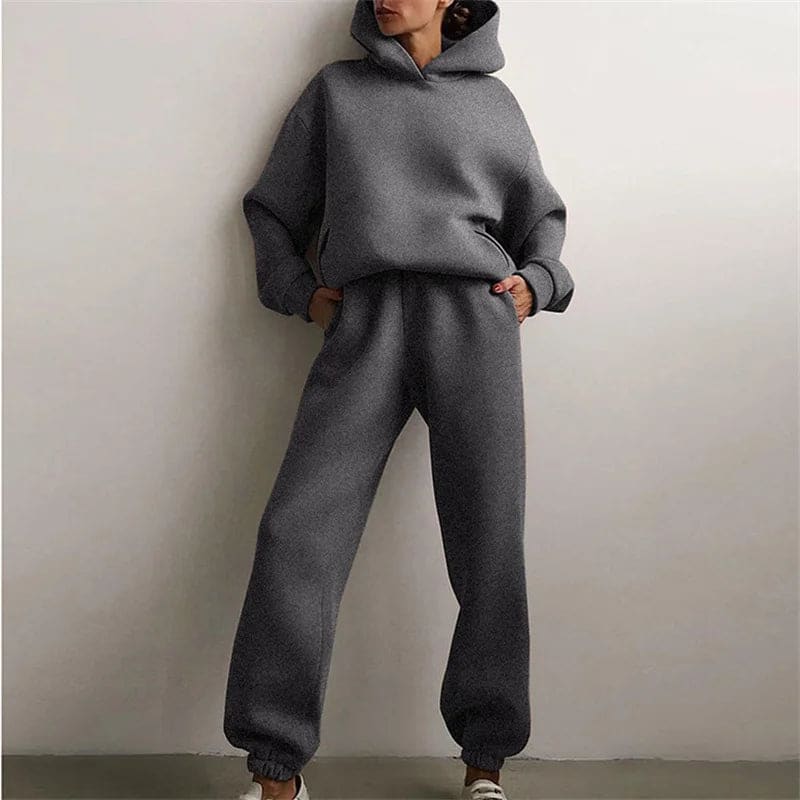 Jade | Two Piece Hoodie and Jogger Set With Relaxed Fit