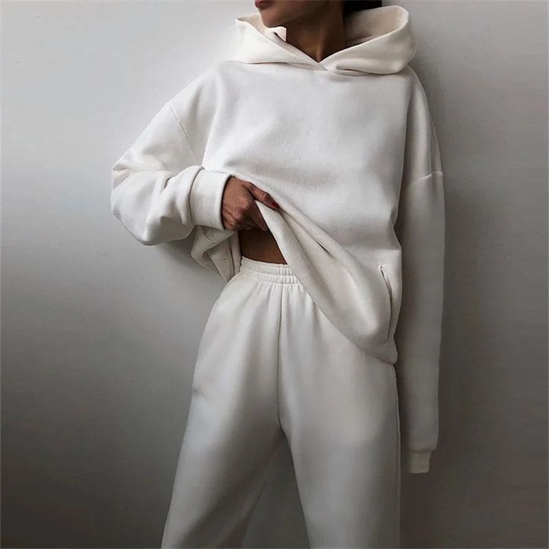 Jade | Two Piece Hoodie and Jogger Set With Relaxed Fit