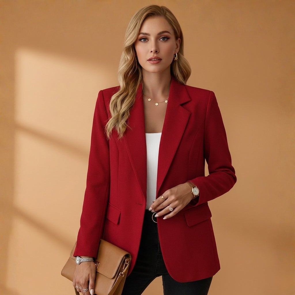 Natalie | Tailored Blazer with Notched Lapel and Front Pockets